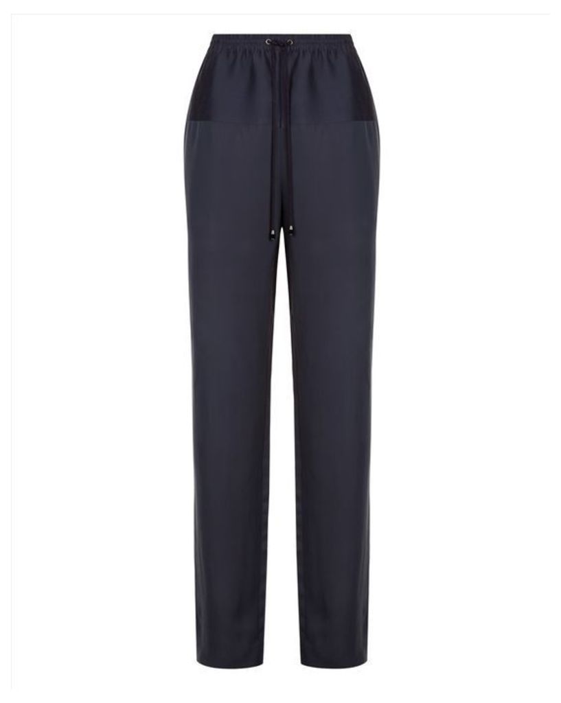 Contrast Fabric Trousers
