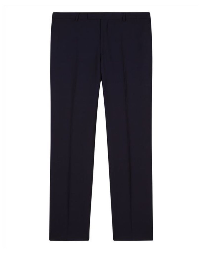 Wool Shadow Check Trousers