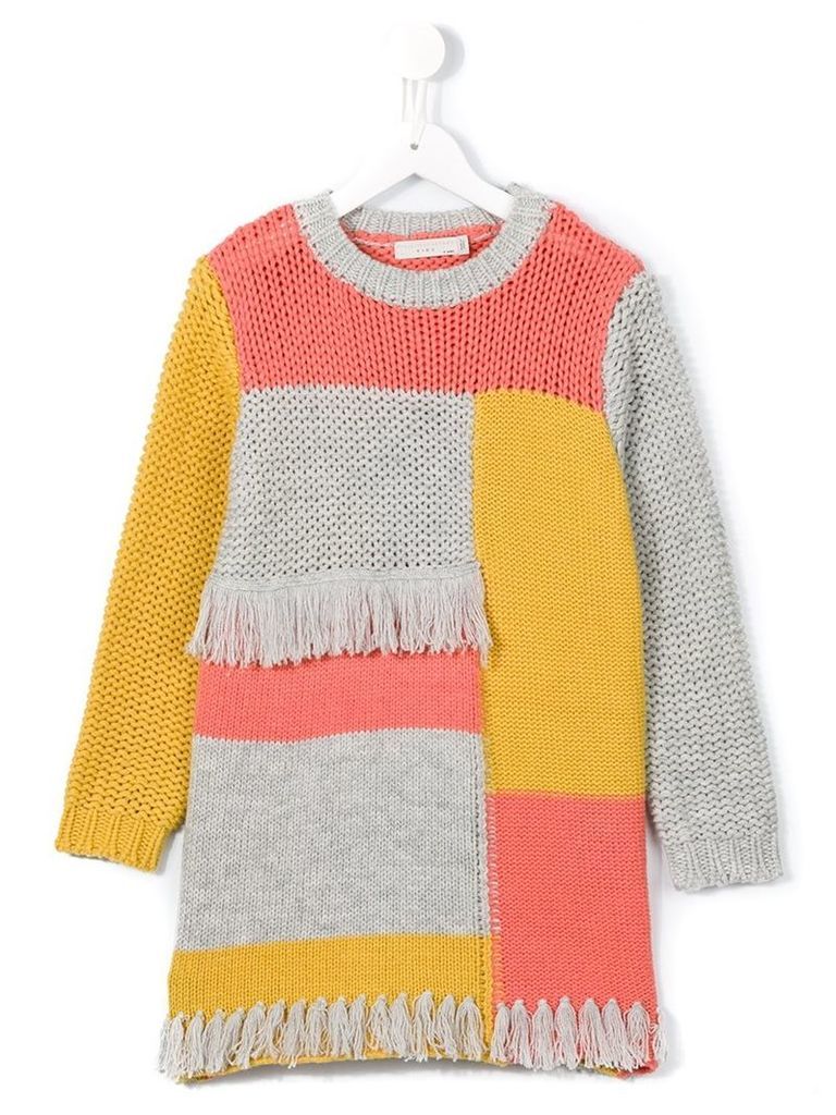 Stella Mccartney Kids 'Autumn' knitted dress, Girl's, Size: 6 yrs, Pink/Purple