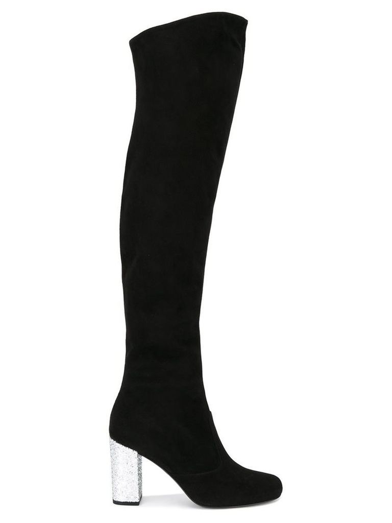 Saint Laurent 'Babies 90' over-the-knee boots, Women's, Size: 41, Black