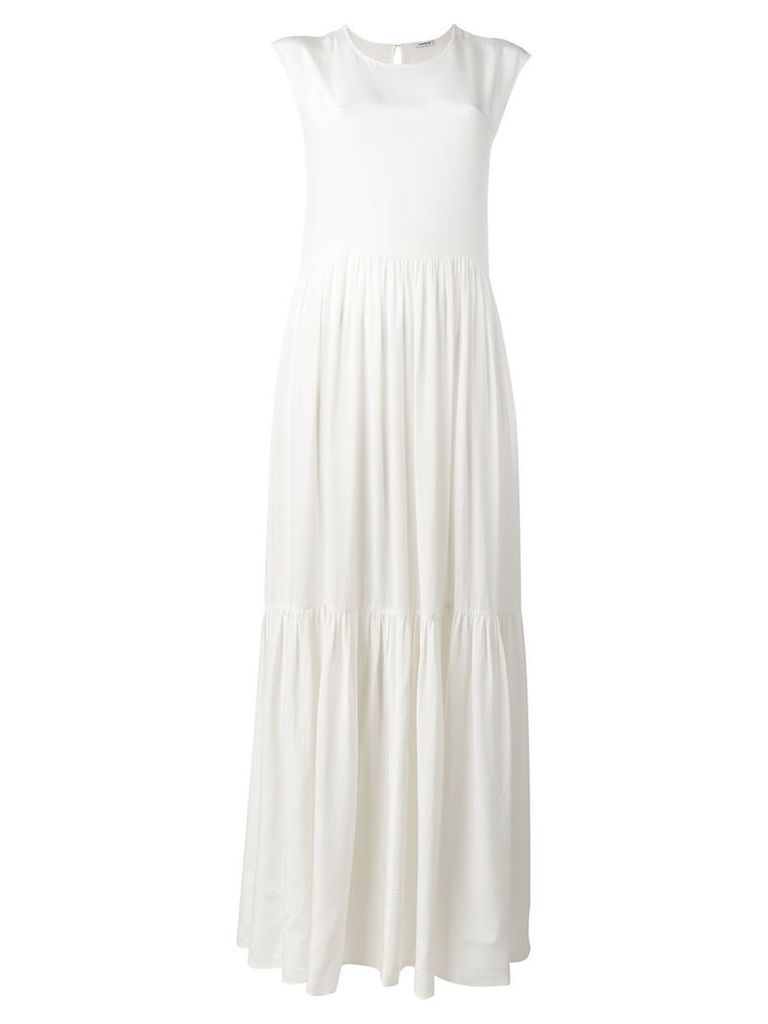 P.A.R.O.S.H. long pleated dress, Women's, Size: Medium, White