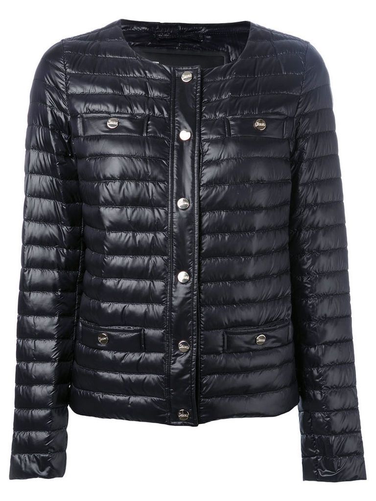 Herno collarless padded jacket, Women's, Size: 44, Black