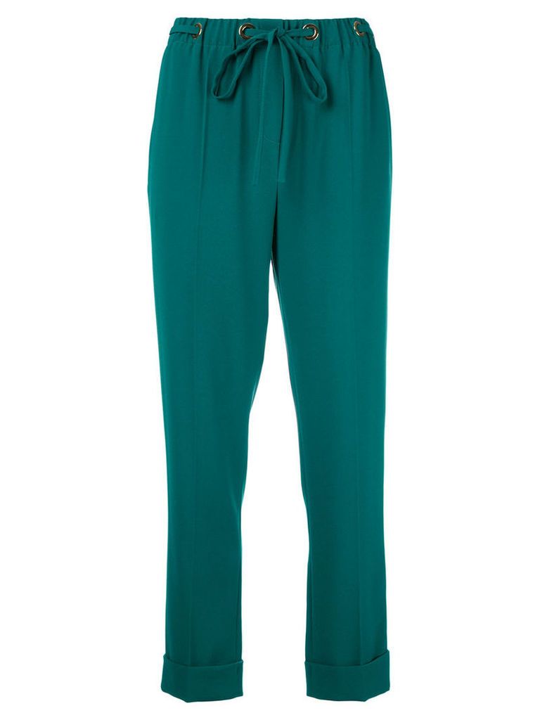 Kenzo drawstring trousers, Women's, Size: 36, Green