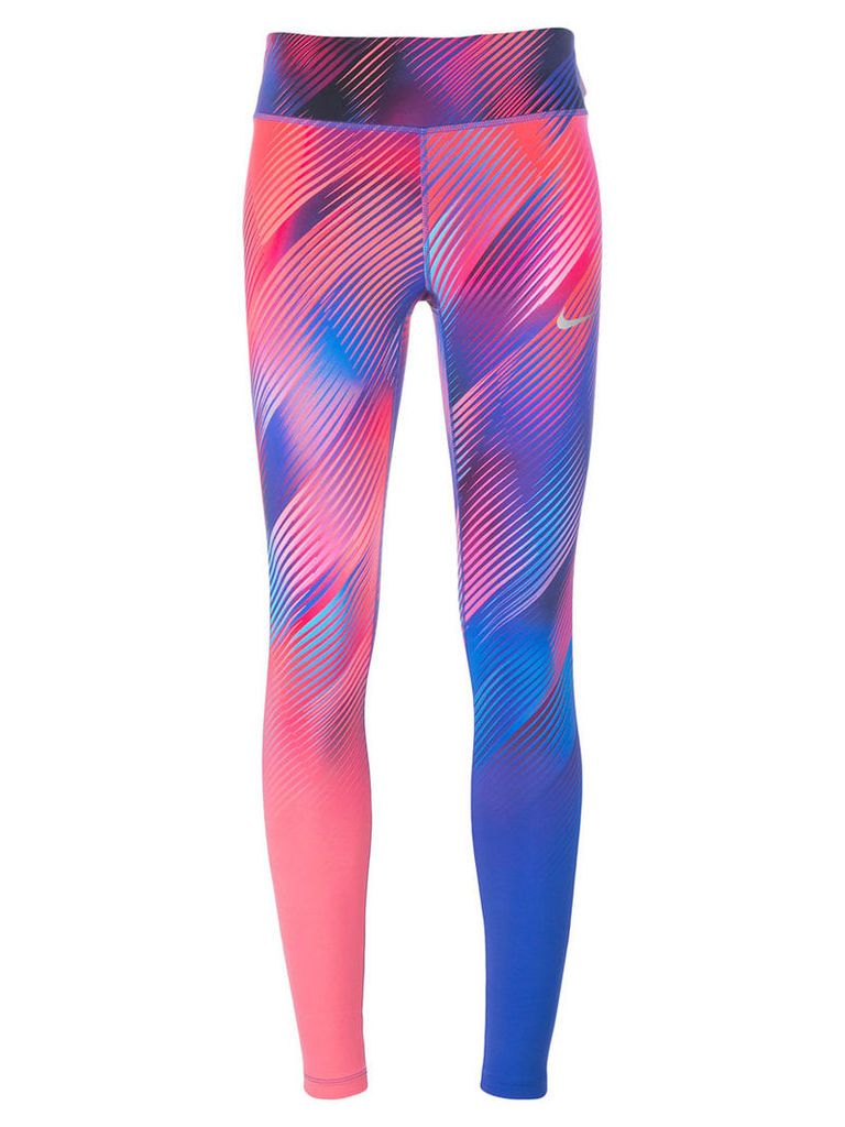 Nike printed leggings, Women's, Size: XS, Pink/Purple