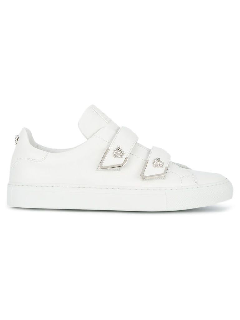 Versace touch strap mid-top trainers, Women's, Size: 38, White