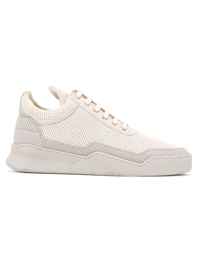 Filling Pieces perforated sneakers, Women's, Size: 40, Nude/Neutrals