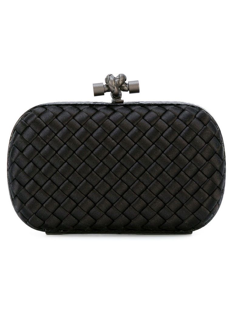 Bottega Veneta - woven knot clutch - women - Leather/Polyester - One Size, Women's, Black
