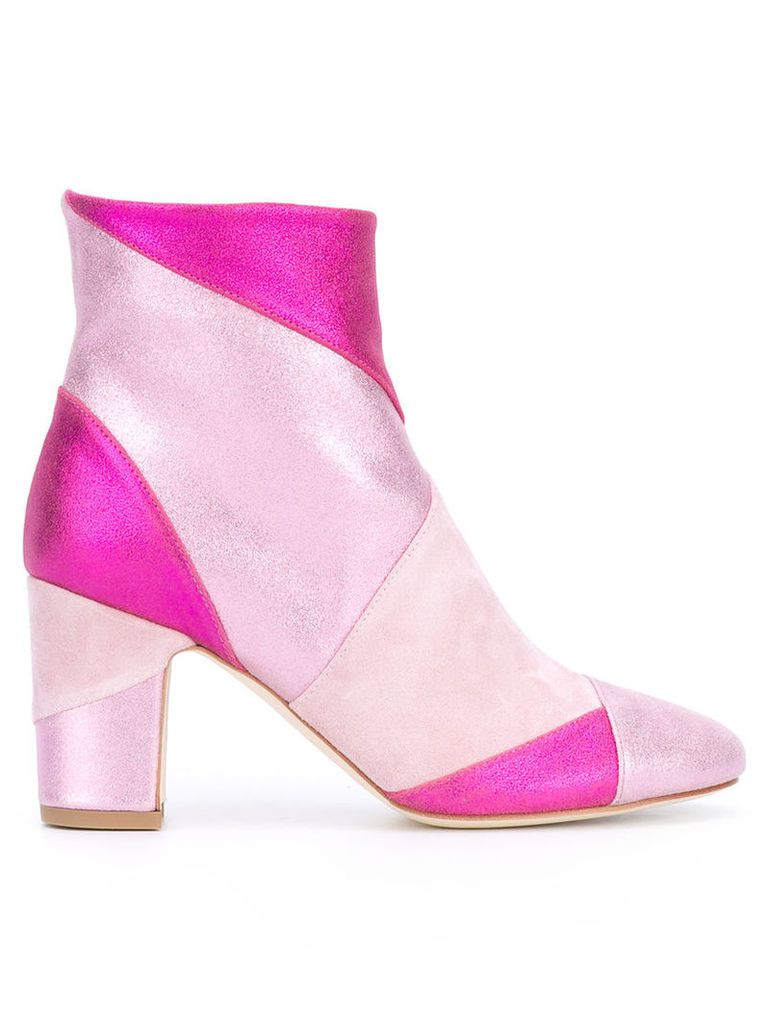 Polly Plume - Ally boots - women - Leather - 36, Women's, Pink/Purple