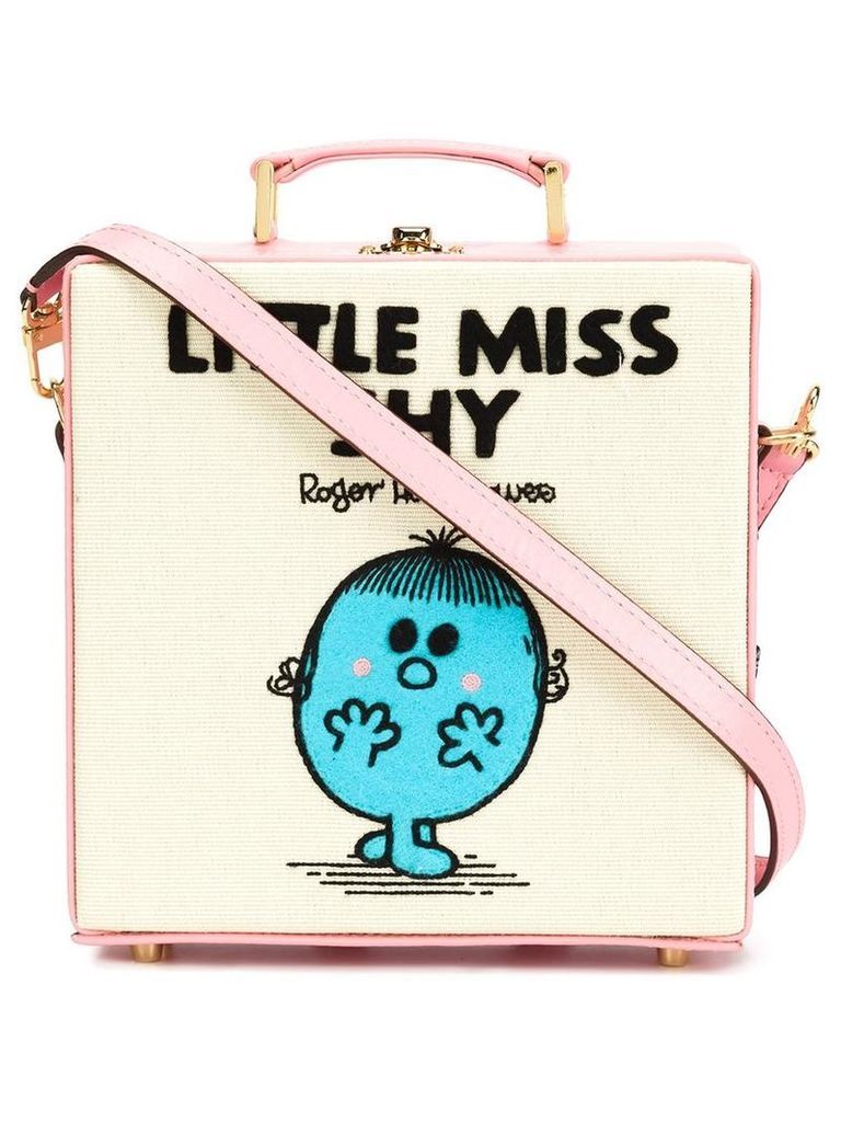 Olympia Le-Tan - Little Miss Shy tote - women - Cotton/Leather - One Size, Pink/Purple