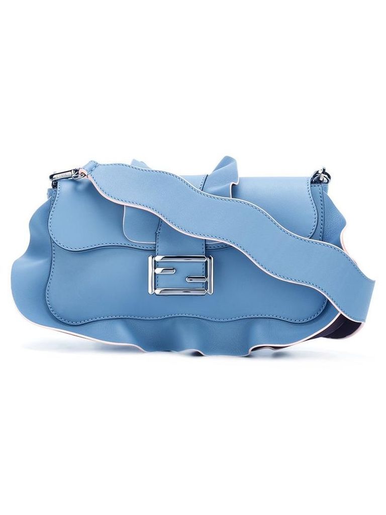 Fendi - 'Baguette' shoulder bag - women - Leather - One Size, Blue