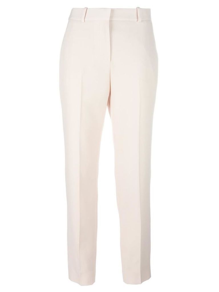 Givenchy - classic tailored trousers - women - Wool - 34, Pink/Purple