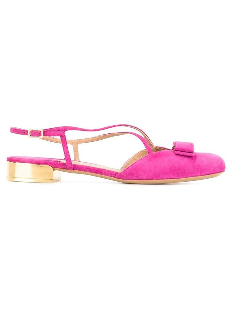 Salvatore Ferragamo - Vara bow sandals - women - Leather/Suede - 5.5, Pink/Purple