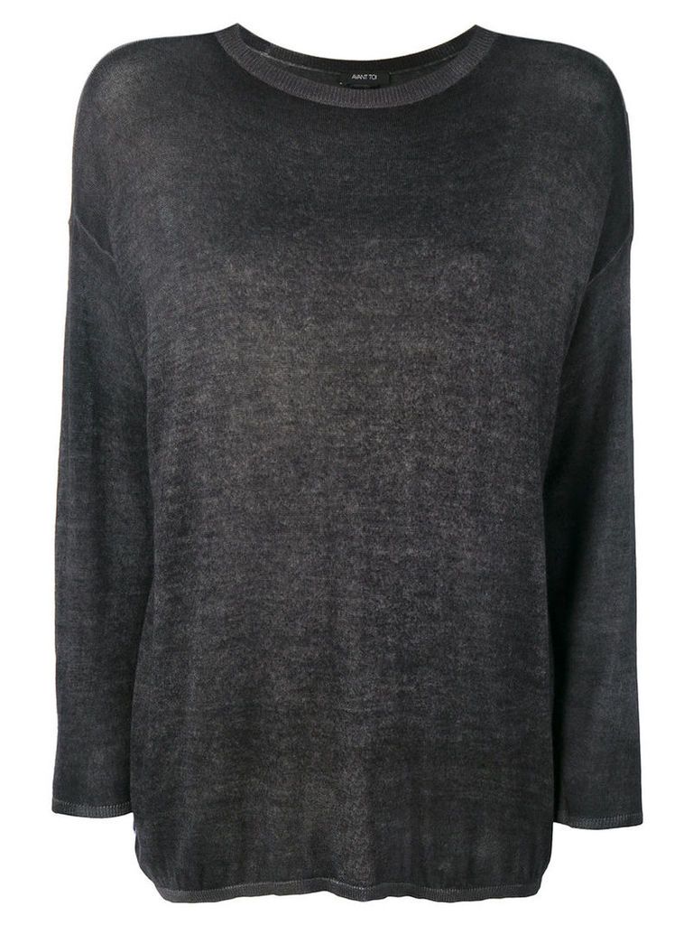 Avant Toi - slim-fit jumper - women - Silk/Cashmere - S, Grey