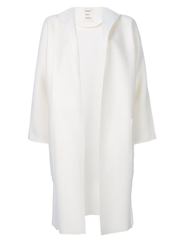 Maison Rabih Kayrouz - open front coat - women - Virgin Wool - 40, White