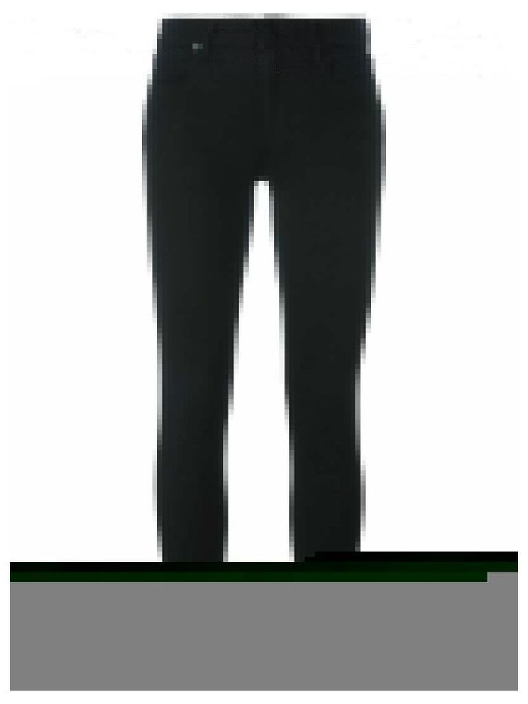 Alexander Wang - cropped skinny jeans - women - Cotton/Lyocell/Polyester/Spandex/Elastane - 25, Black