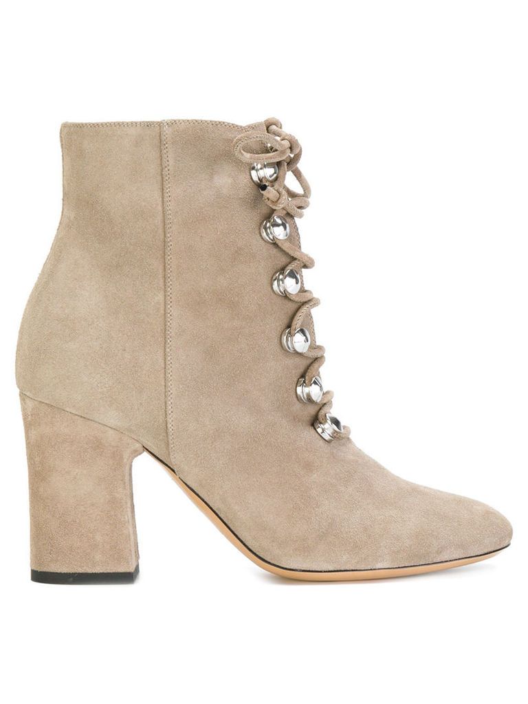 Deimille lace-up boots - Nude & Neutrals