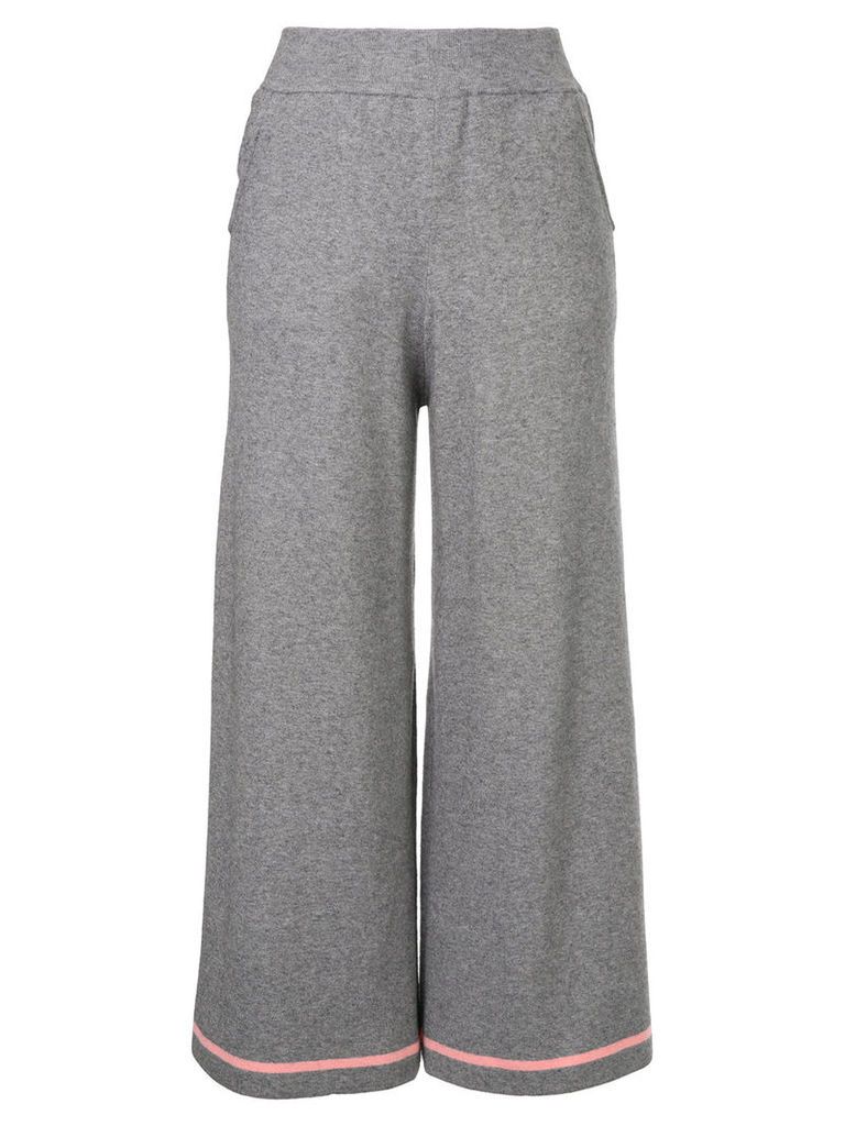 Guild Prime cropped wide leg trousers - Grey