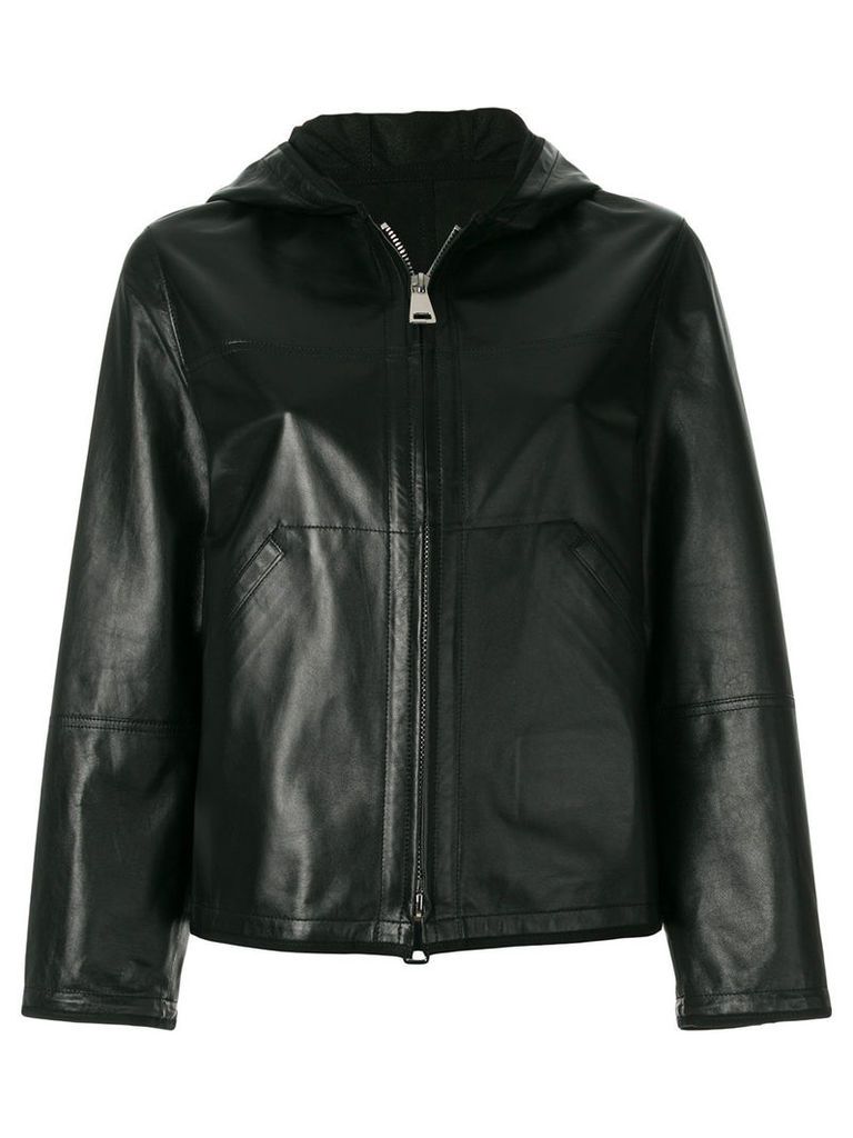Sylvie Schimmel hooded zip up jacket - Black