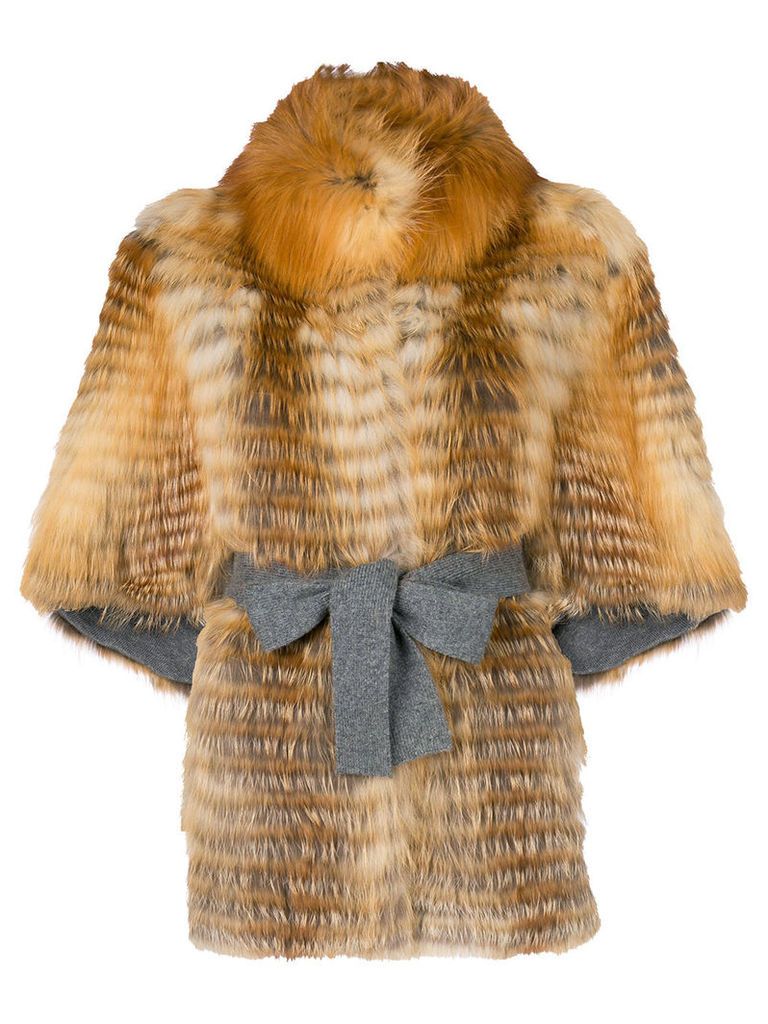 Liska fox fur jacket - Brown