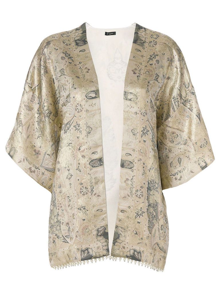 Etro patterned lightweight jacket - Neutrals