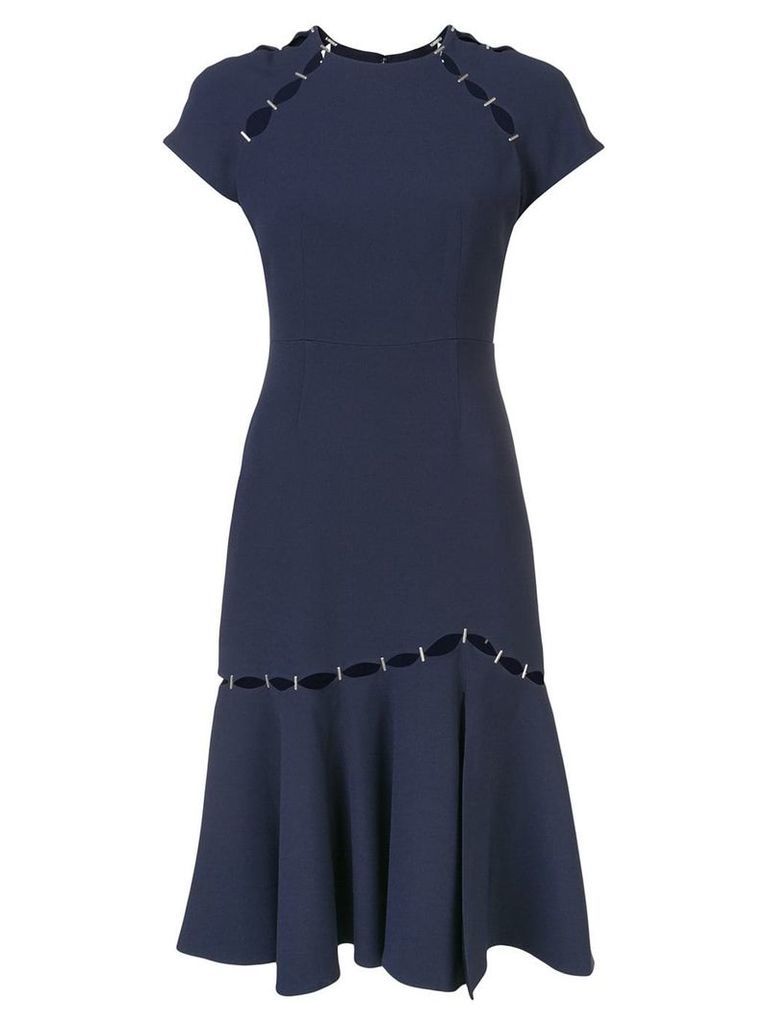 Jonathan Simkhai staple detail dress - Blue