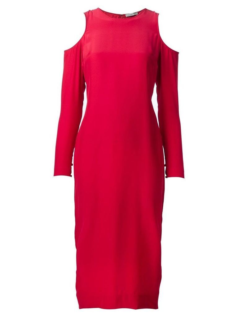 Piamita shoulder cutout dress - Red