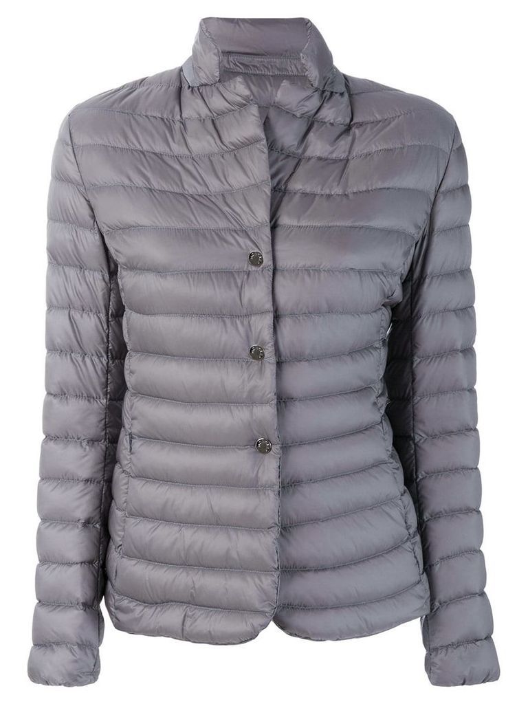 Moncler fitted padded jacket - Grey