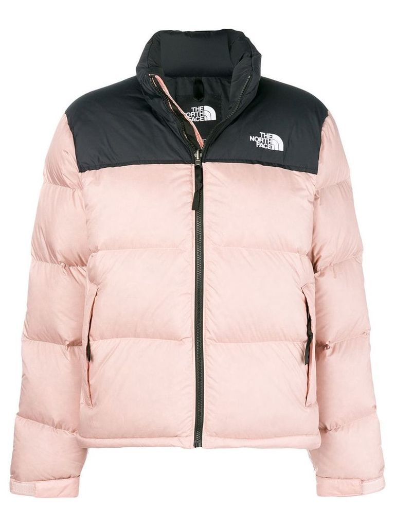 The North Face cropped padded jacket - Pink