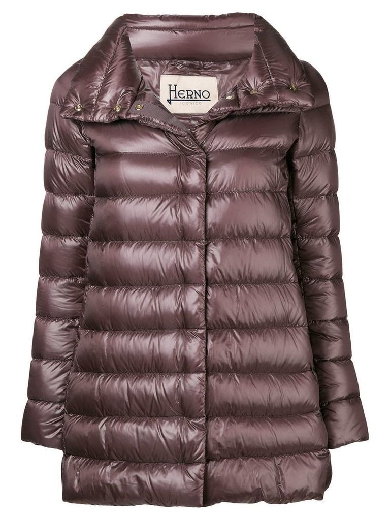 Herno metallic puffer jacket - Pink