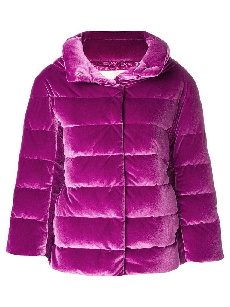 Herno concealed fastening padded jacket - Pink