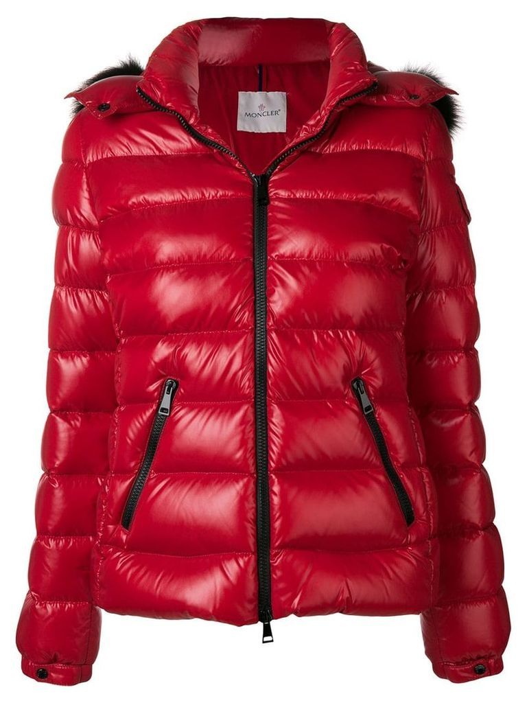 Moncler zipped padded jacket - Red