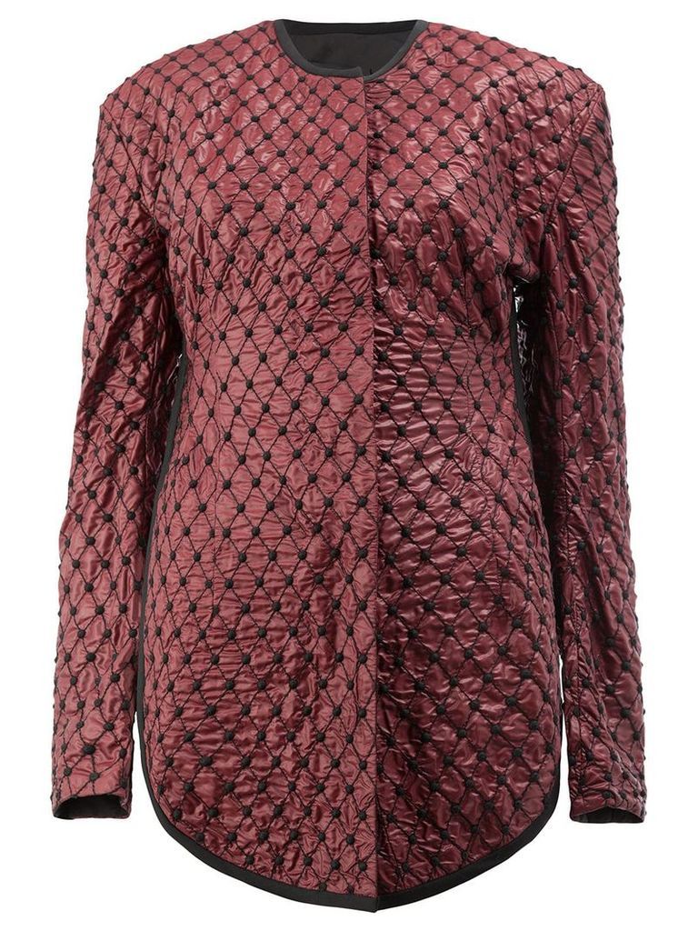 Litkovskaya quilted fitted jacket - Red