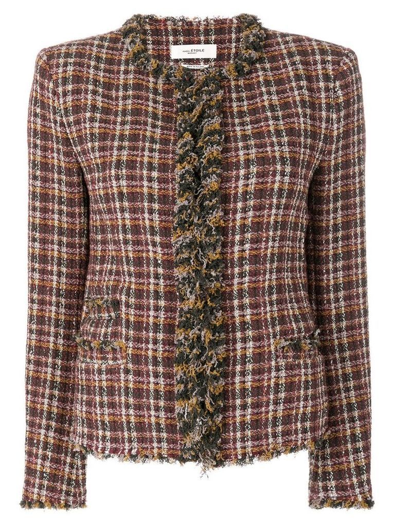 Isabel Marant Ã‰toile Nawell tweed jacket - Multicolour
