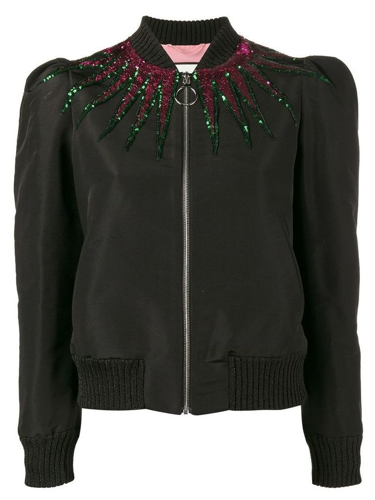 Gucci sequin embellished jacket - Black