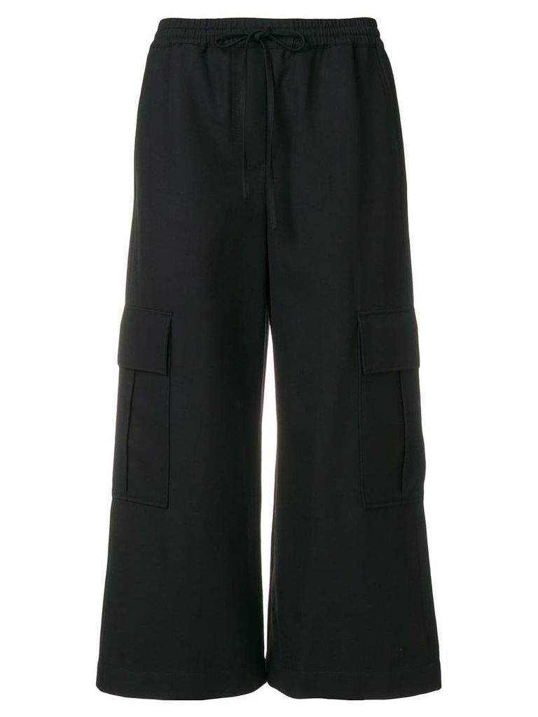Kenzo cropped trousers - Black
