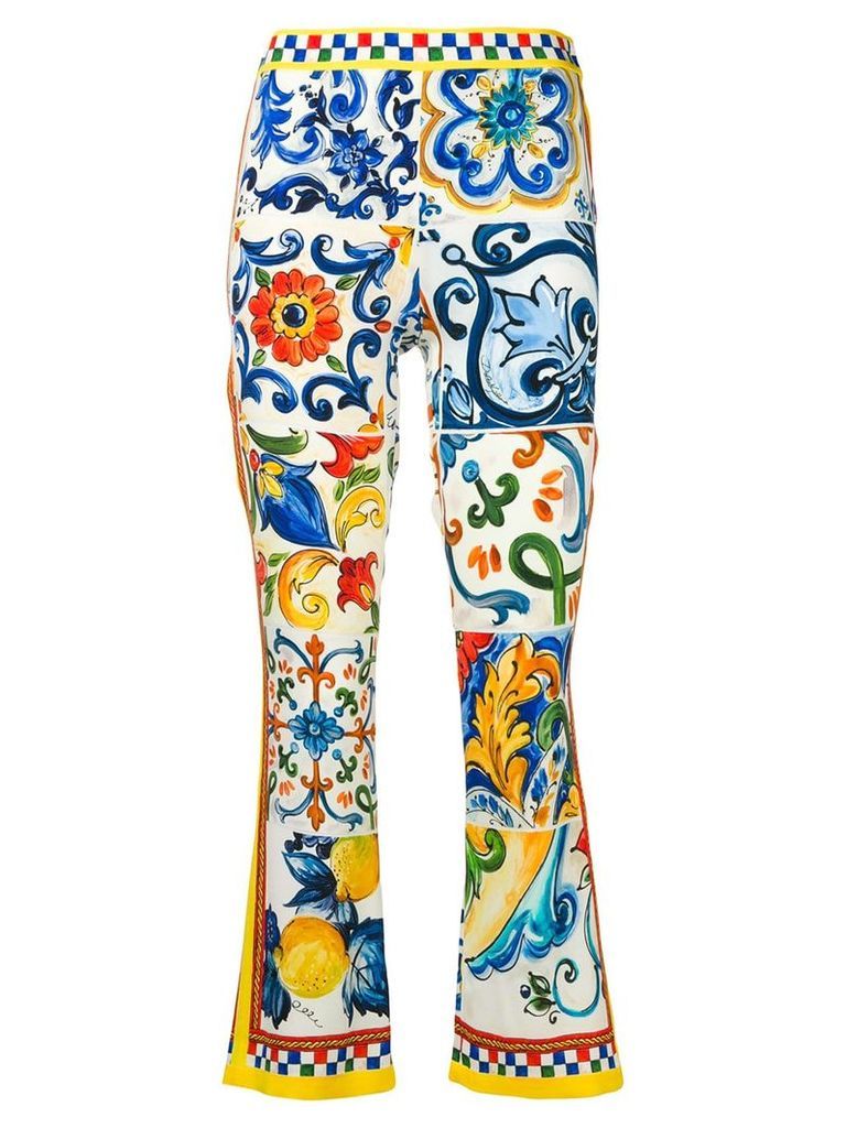 Dolce & Gabbana St Maioliche trousers - Multicolour