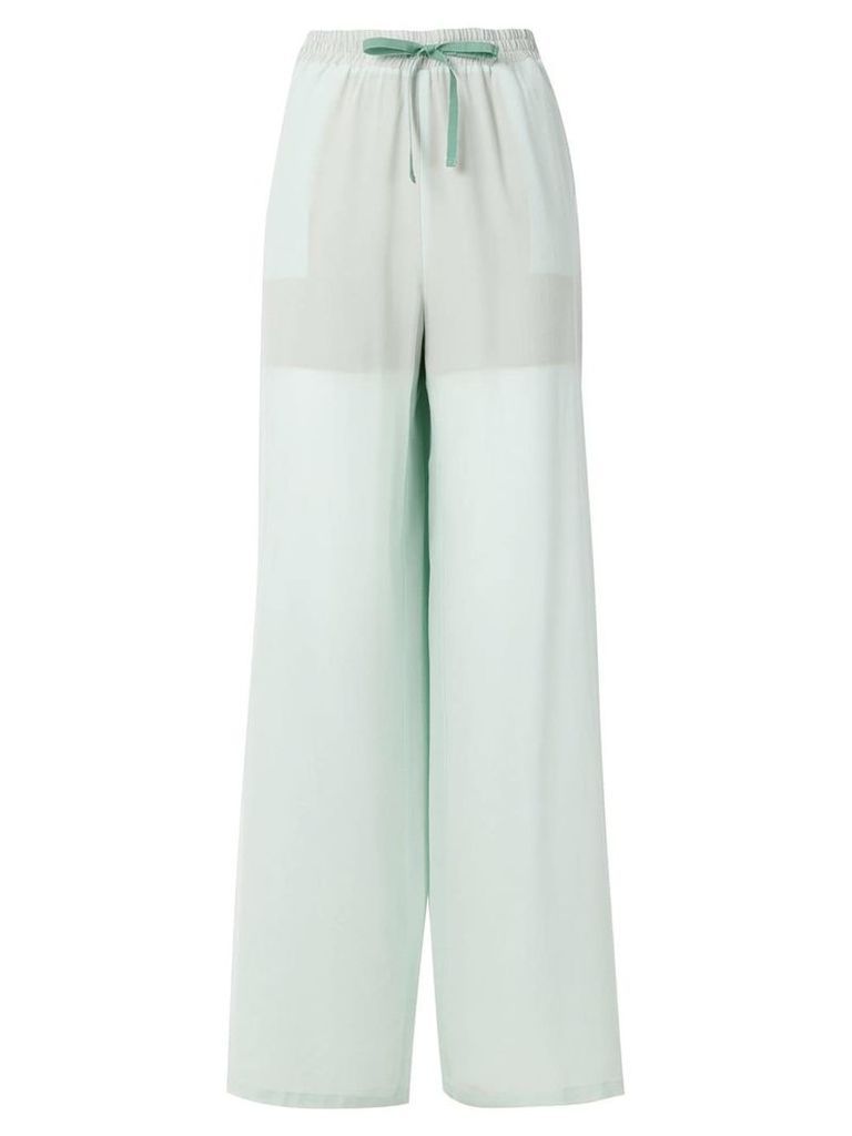 Semicouture wide leg trousers - Green