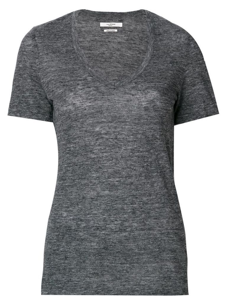 Isabel Marant Ã‰toile V-neck T-shirt - Grey
