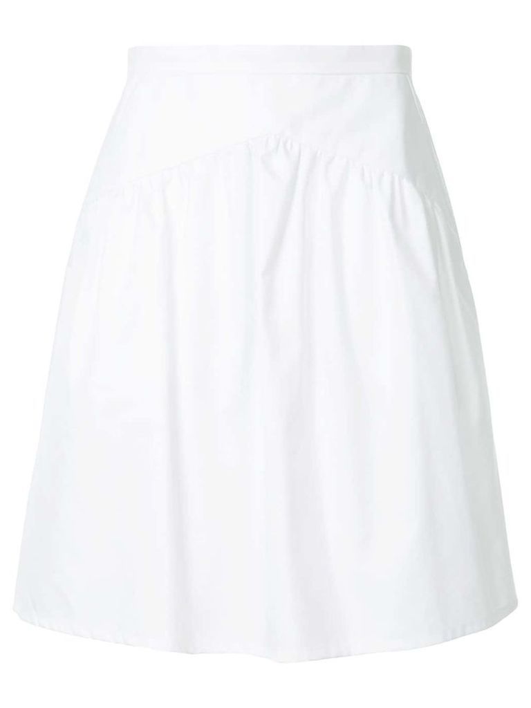 Atlantique Ascoli flared skirt - White