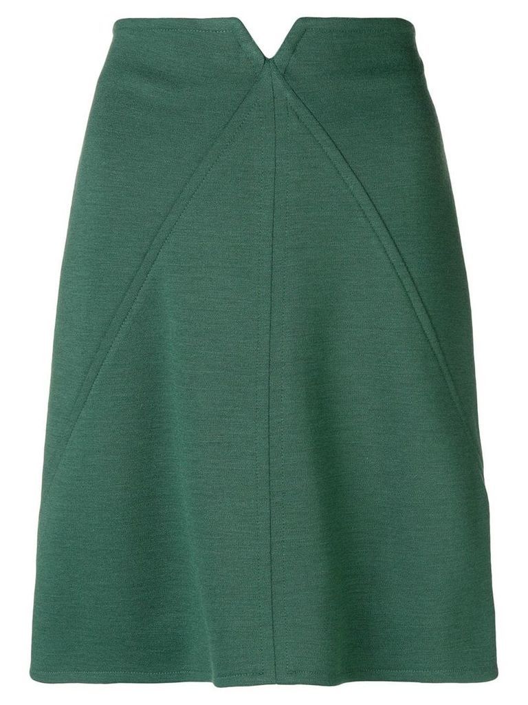 CourrÃ¨ges high-waisted short skirt - Green