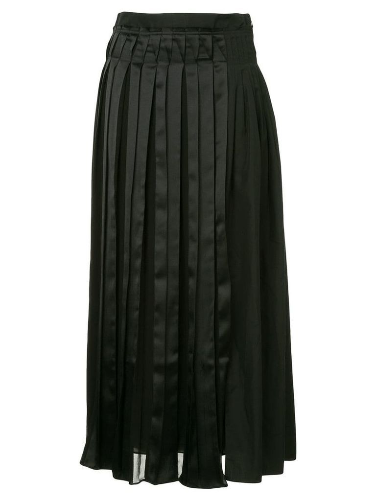 3.1 Phillip Lim layered pleated skirt - Black