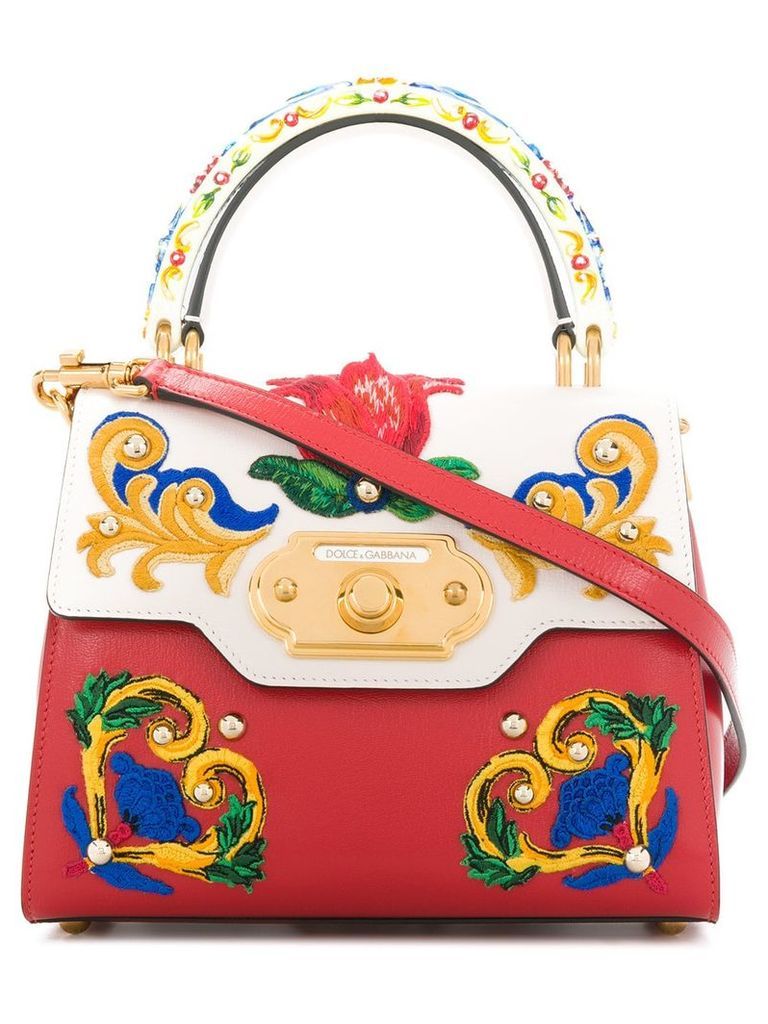 Dolce & Gabbana Welcome Majolica embroidered tote bag