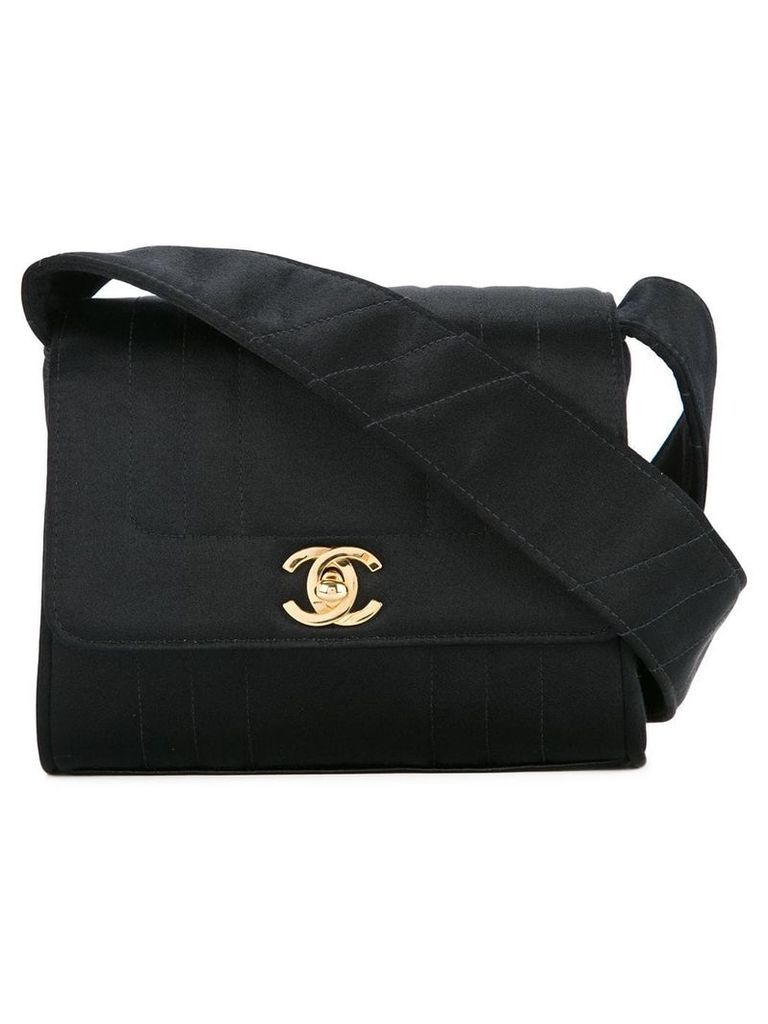 Chanel Pre-Owned Mademoiselle quilted shoulder bag - Black