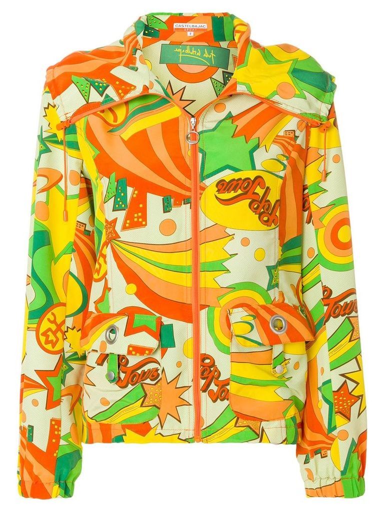 Jc De Castelbajac Vintage abstract printed jacket - Multicolour