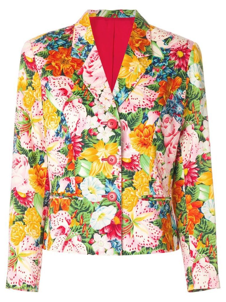 Kenzo Pre-Owned floral print blazer - Multicolour
