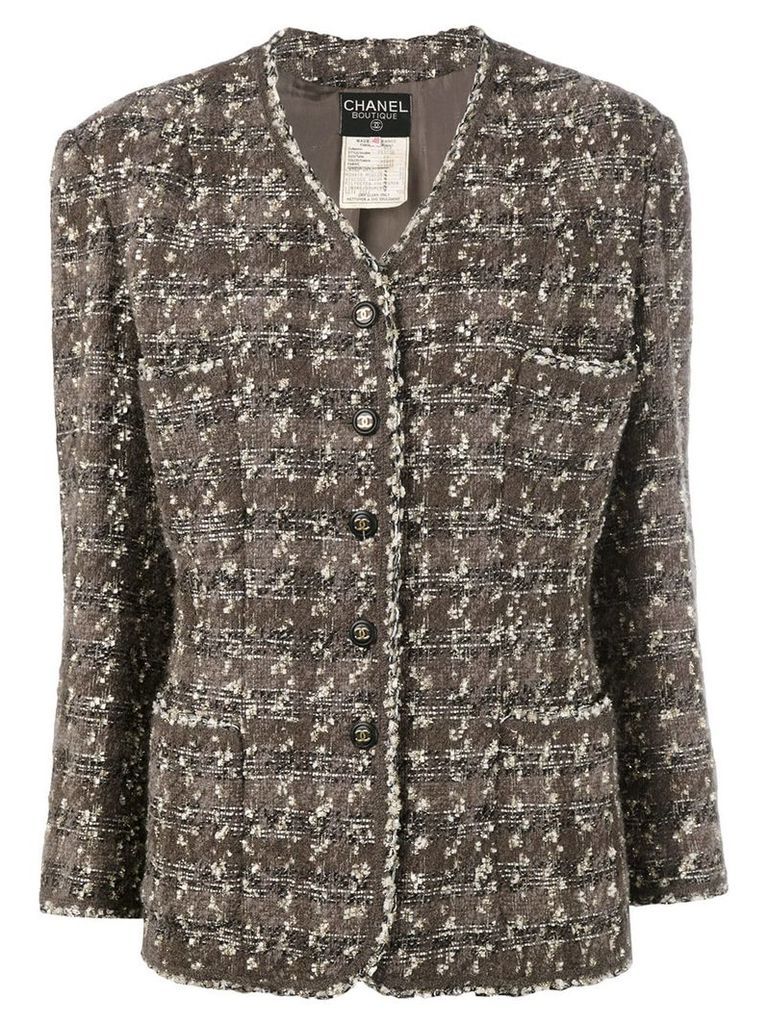 Chanel Vintage tweed jacket - Brown