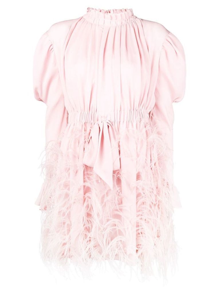 Valentino embellished longsleeved dress - Pink