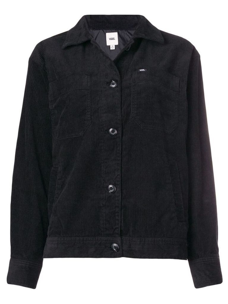 Vans corded shirt jacket - Black