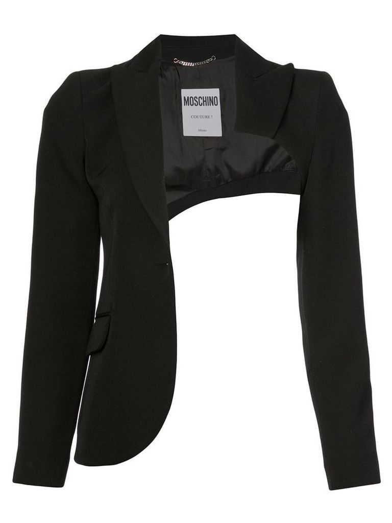 Moschino cut out fitted jacket - Black