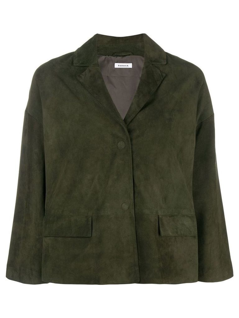 P.A.R.O.S.H. oversized cropped jacket - Green